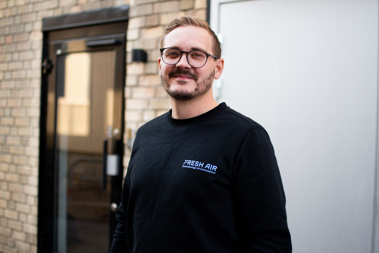 Viktor Tallskog, värmepumpar på Fresh Air